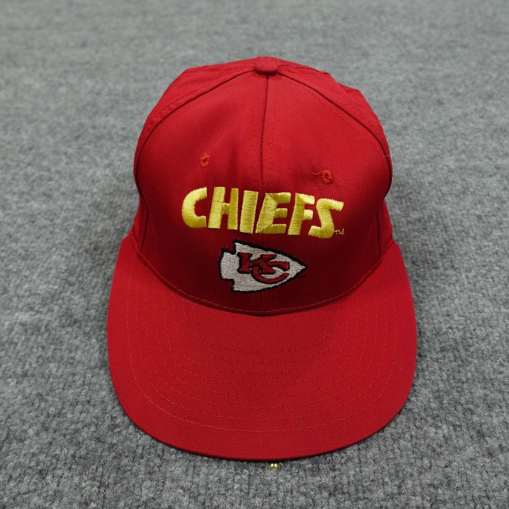 Vintage Kansas City Chiefs‎ Hat Cap Snap Back Red NFL Football AJD